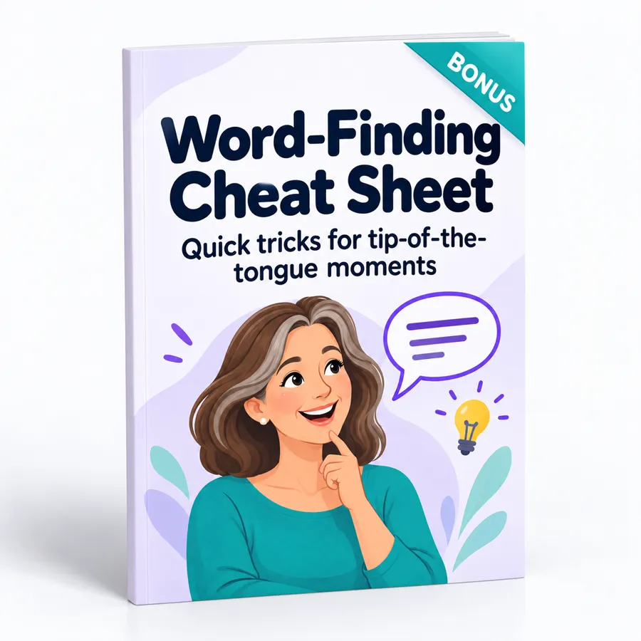 Word-Finding Cheat Sheet